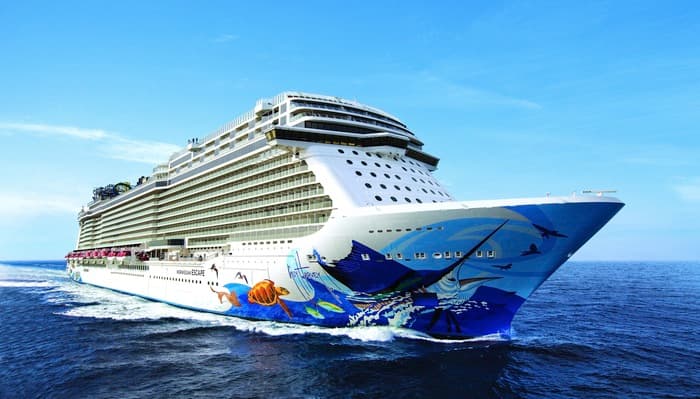 Norwegian Escape at sea