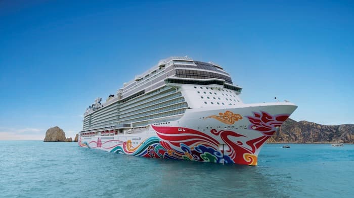 Norwegian Joy at sea