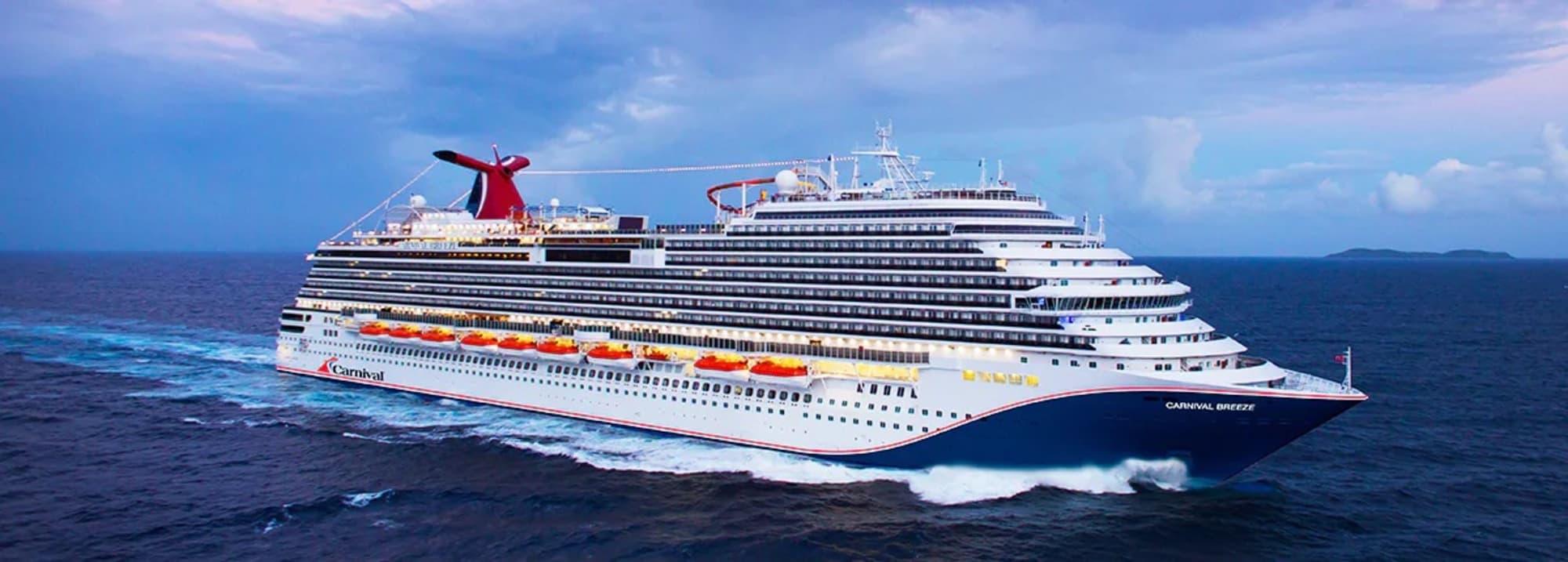 Carnival Breeze at sea