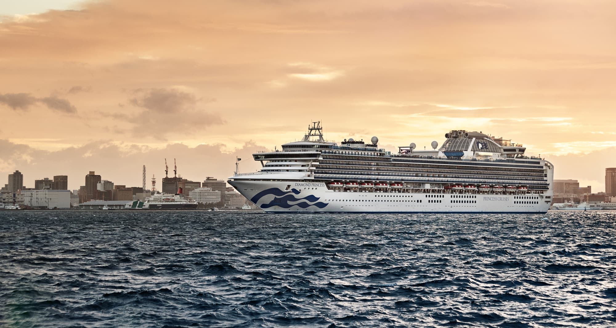 Diamond Princess at sea