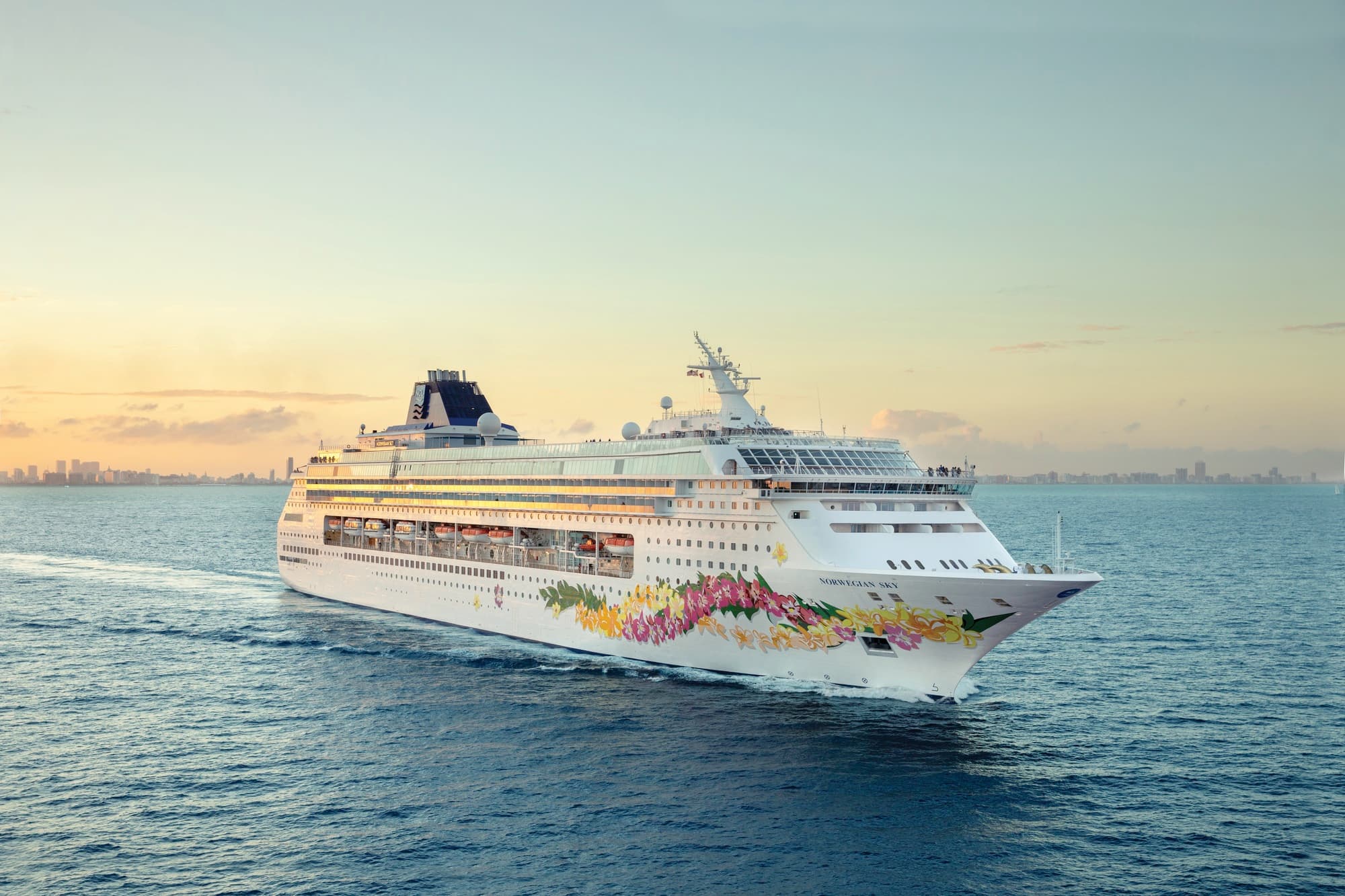 Norwegian Sky at sea