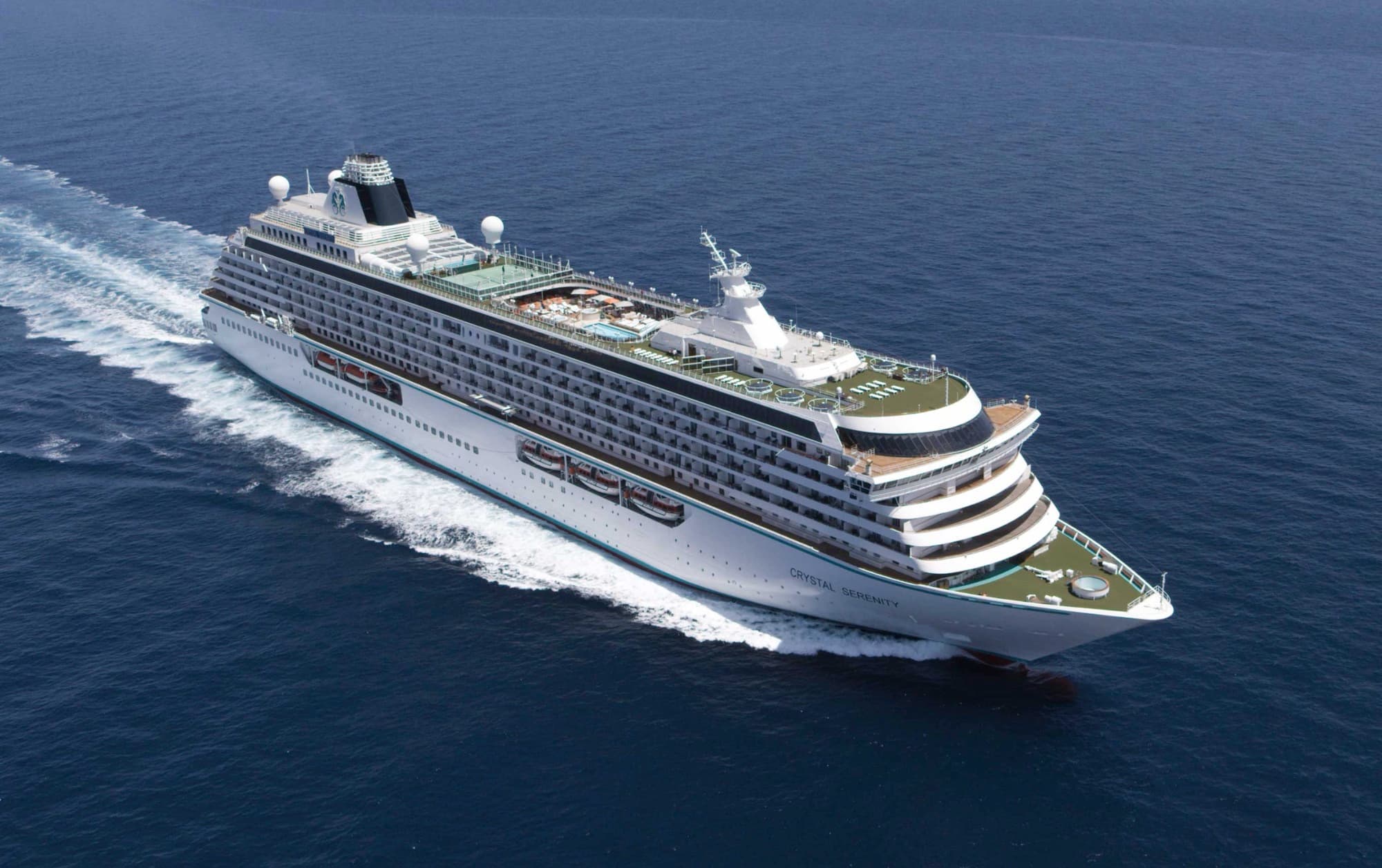 Crystal Serenity at sea