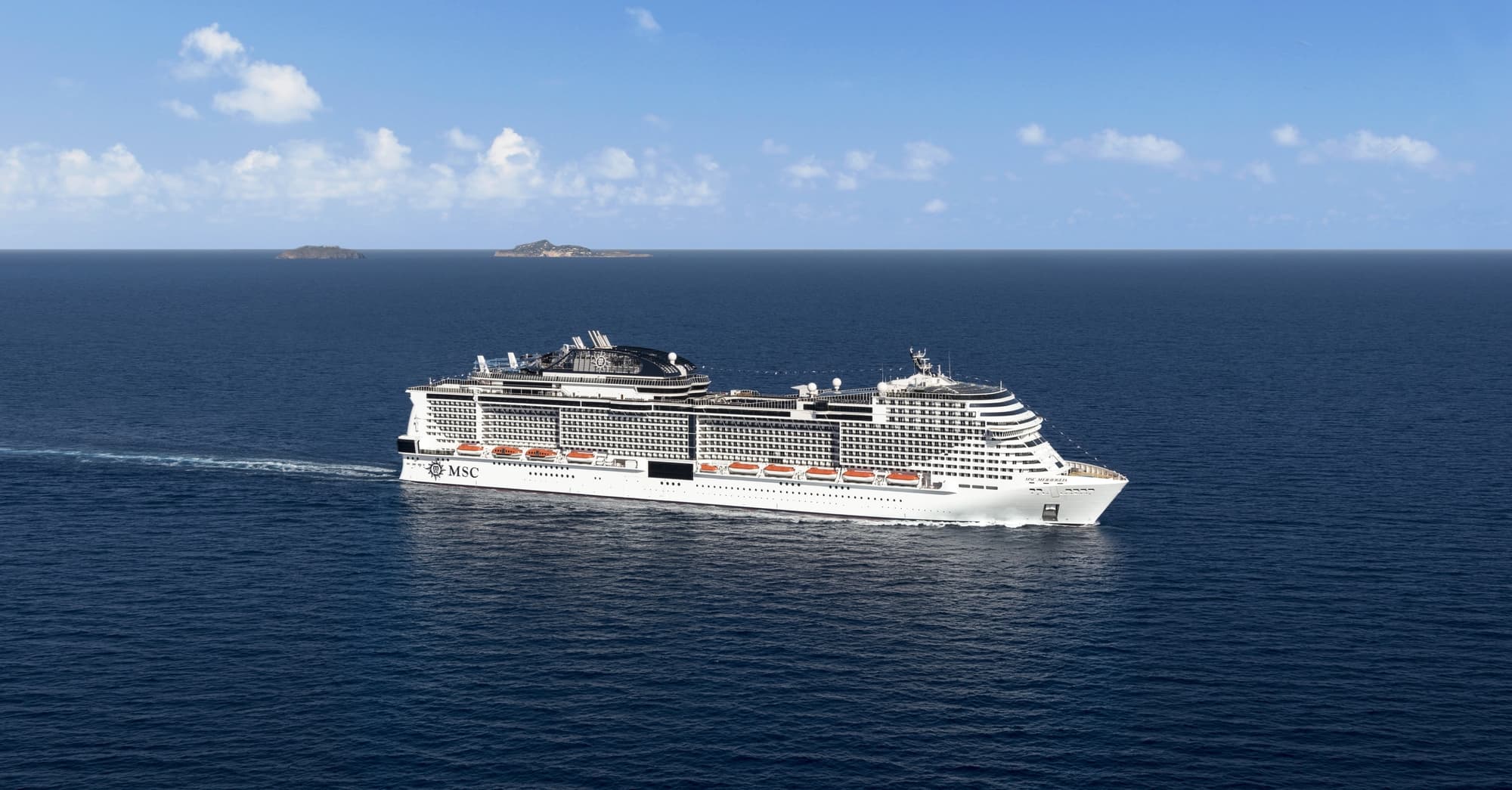 MSC Meraviglia at sea