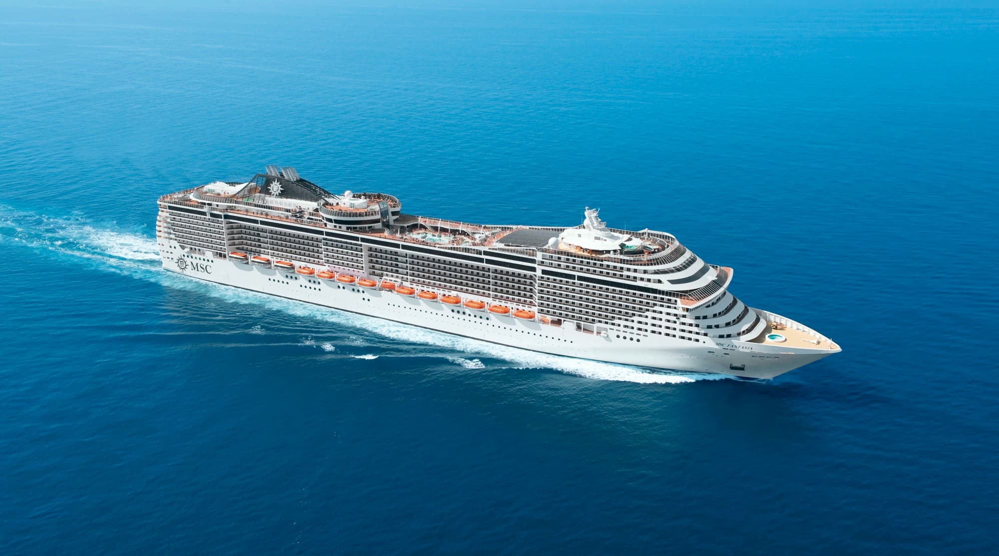 MSC Fantasia at sea