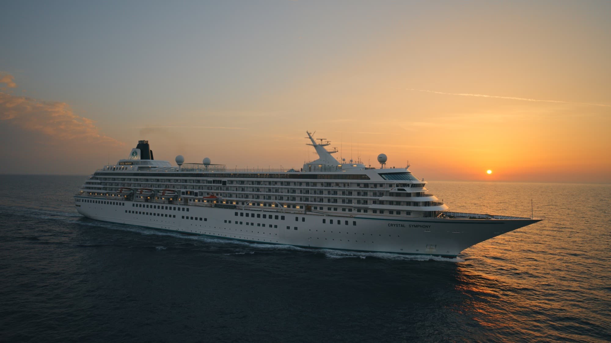 Crystal Symphony at sea
