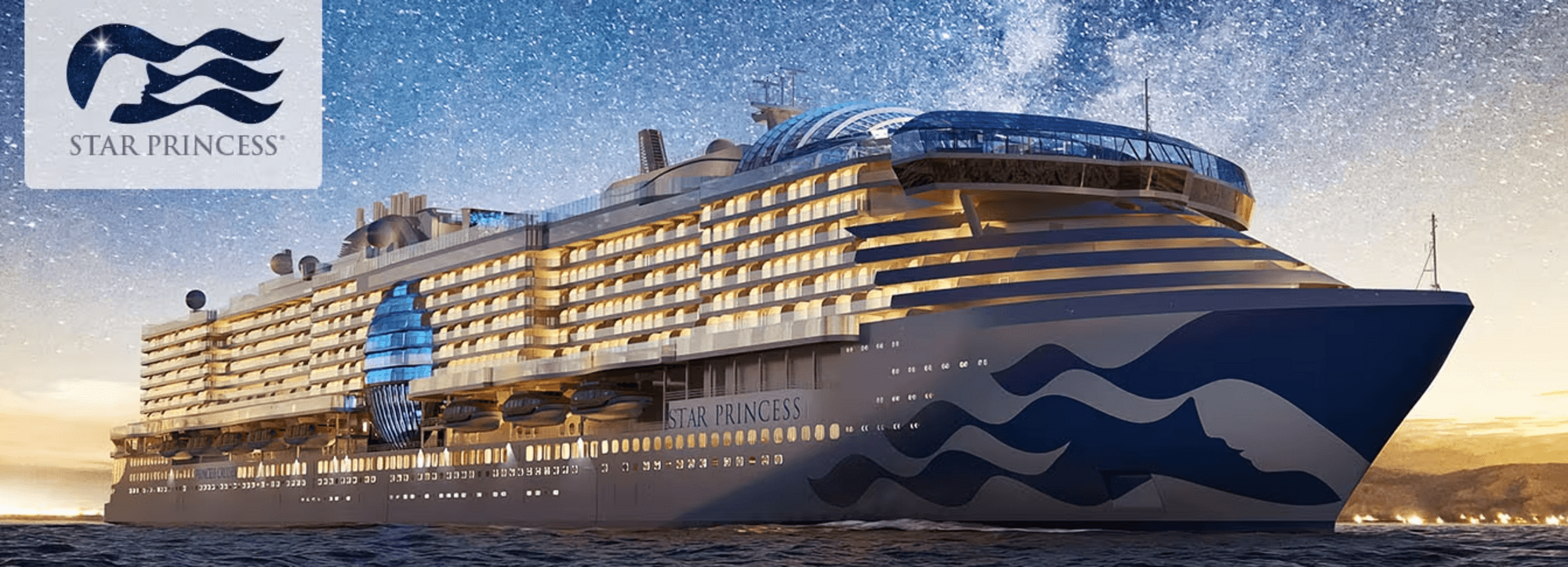 Star Princess at sea