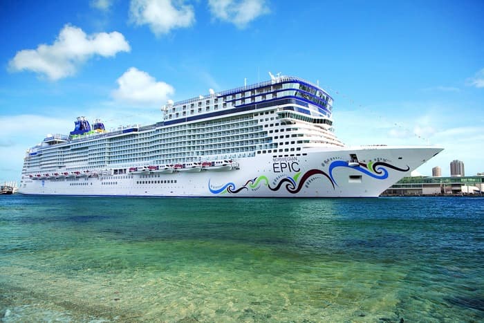 Norwegian Epic at sea