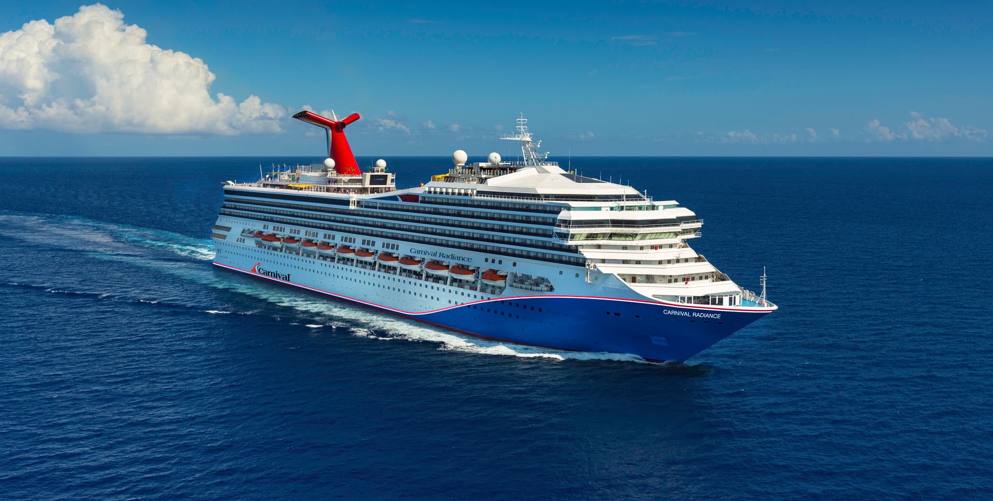 Carnival Radiance at sea