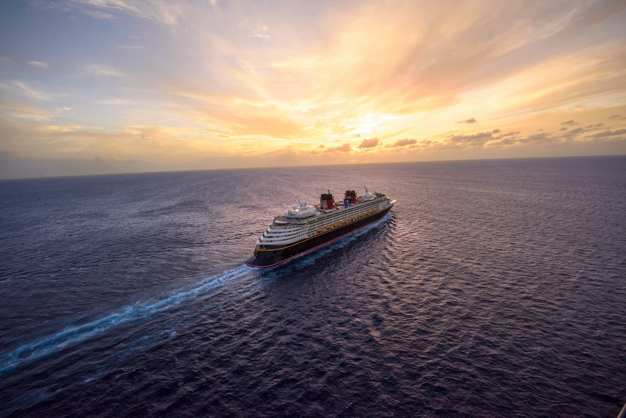 Disney Wonder at sea