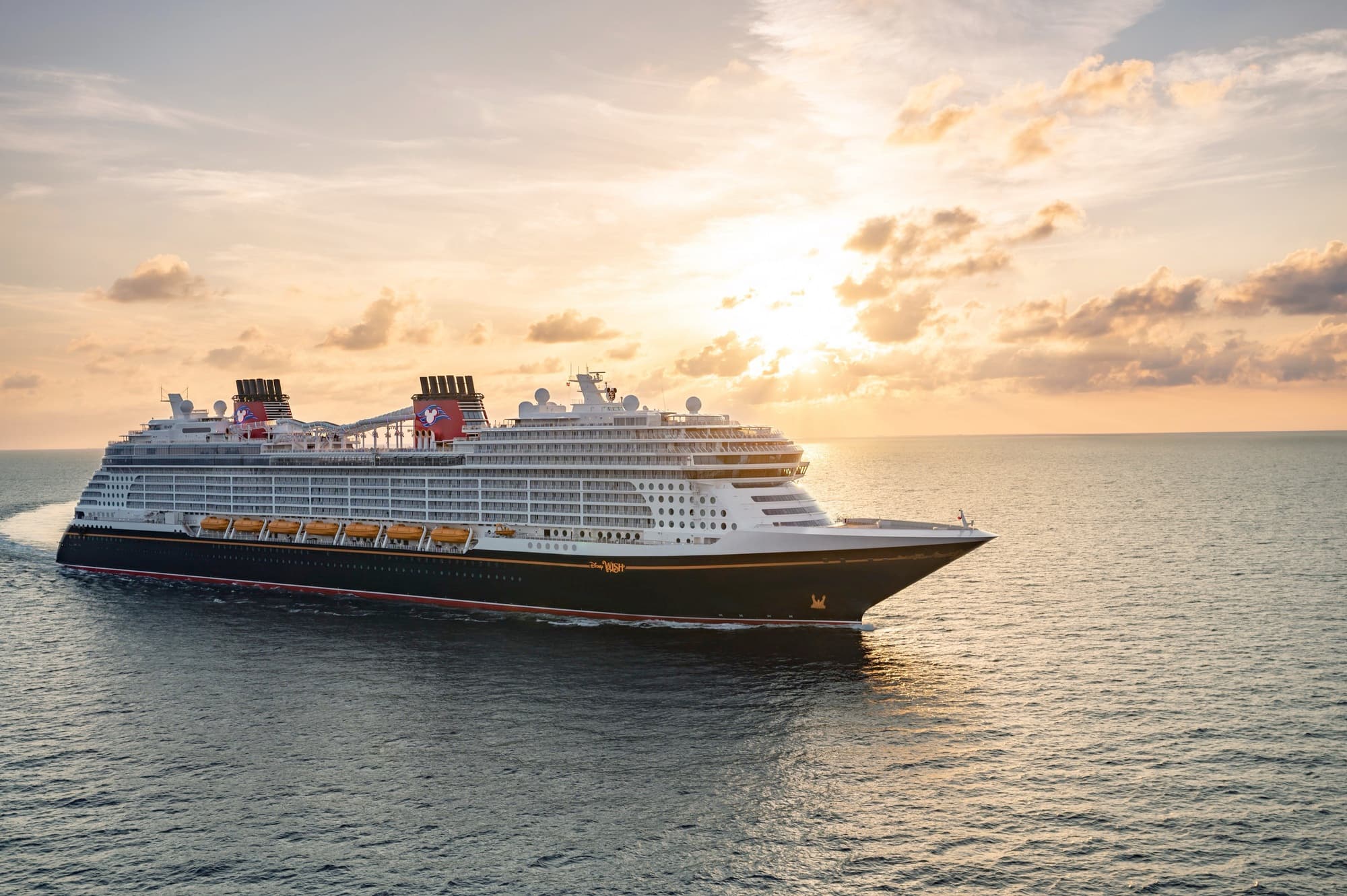 Disney Wish at sea