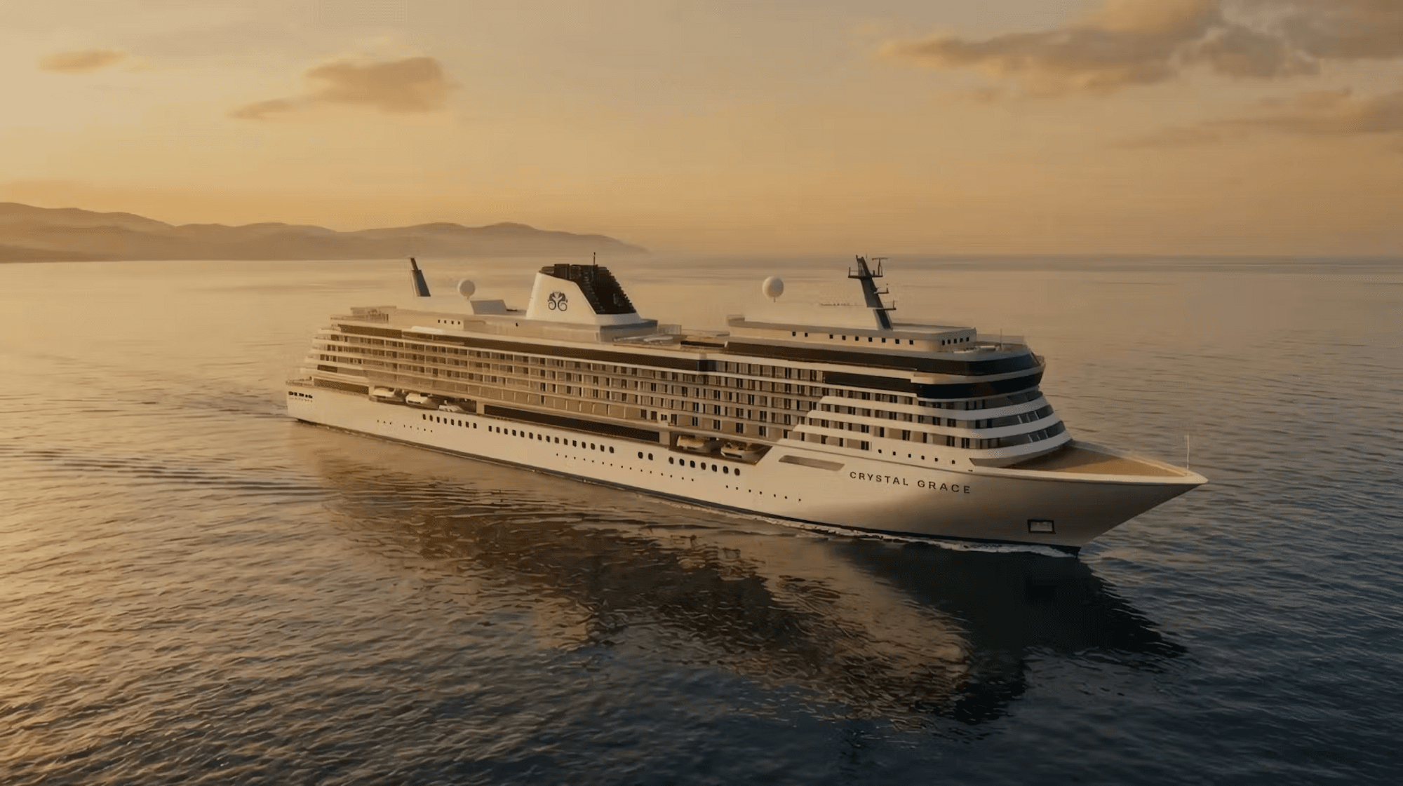 Crystal Grace at sea