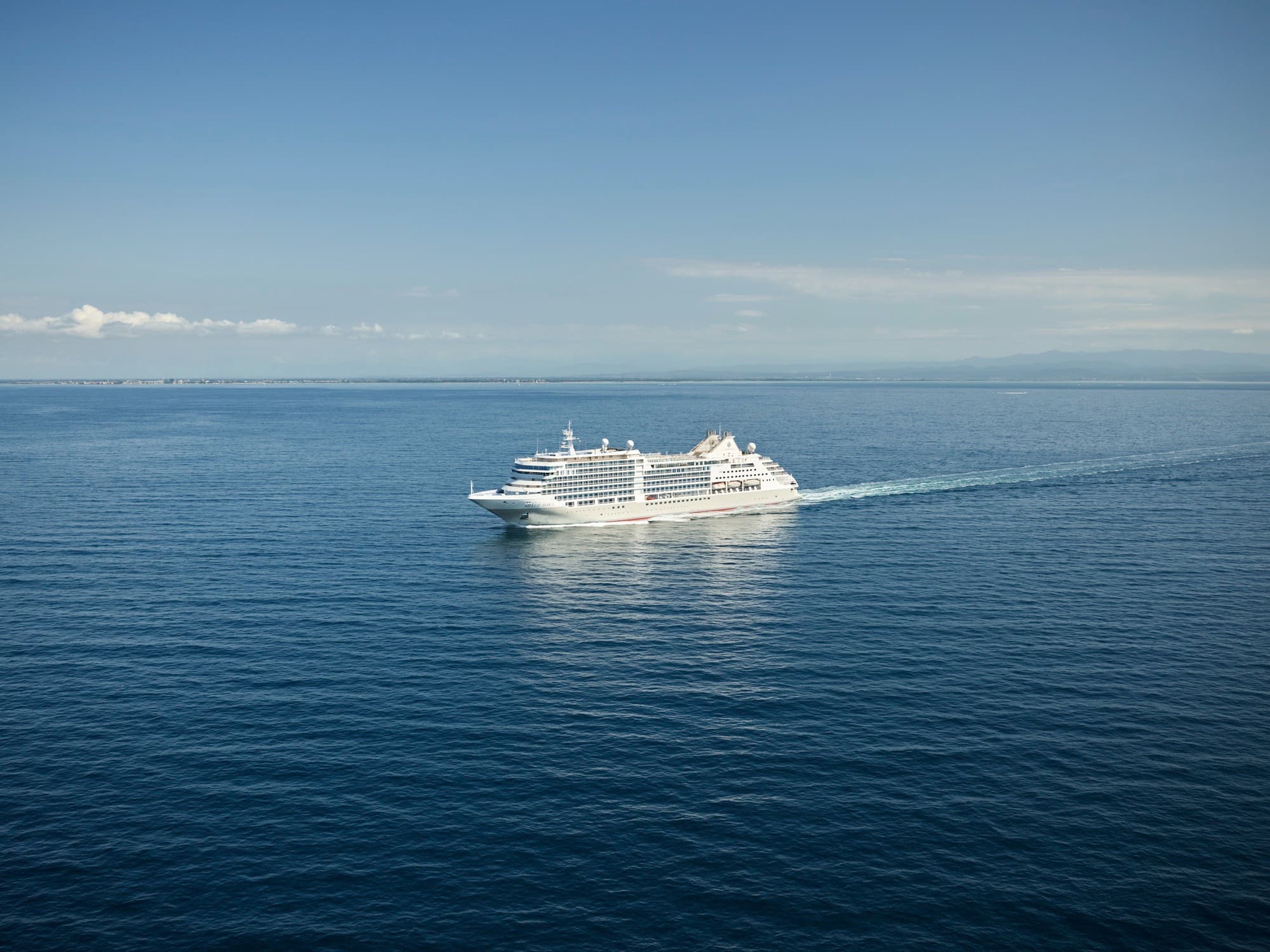 Silver Dawn at sea